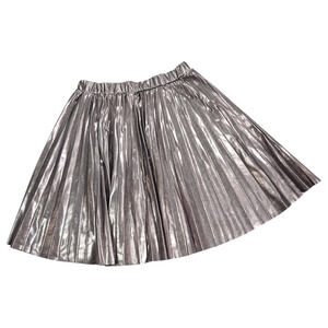 Paisley Lane Girls Size 8 Metallic Pleated Skirt Space Costume Cheer Dance EUC